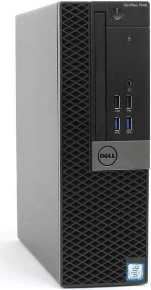 DELL Desktop Computer OptiPlex 7040 Intel Core i5 6th Gen 6500 (3.20 GHz) 16 GB DDR4 256 GB SSD Intel HD Graphics 530 Windows 10 Pro 64-bit