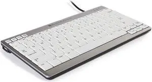 Bakker Elkhuizen BNEU950US Keyboard QWERTY Ultraboard 950 White-Silver