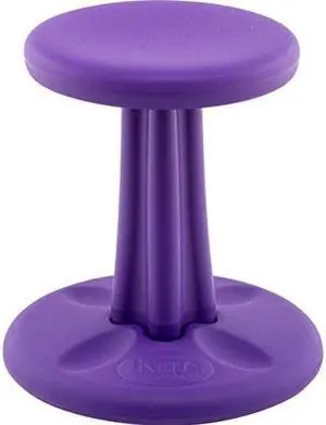 Kore Wobble Chair - Age 6-7, Grade 1-2, Purple (14in) Kids Wobble Chair - Flexible Seating Stool for Classroom & Elementary School, ADD/ADHD - Made in USA