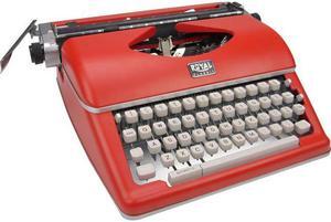 Royal 79120Q Classic Manual Typewriter - Red
