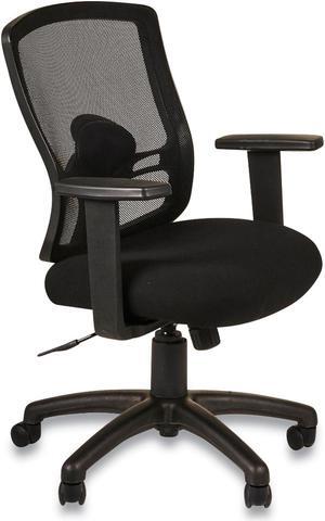 Alera ALEET4017B Etros Series Mesh Mid-Back Petite Swivel/Tilt Chair