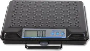 Salter Brecknell GP250 Brecknell Electromechanical Digital Bench Scale - 250 Lb / 110 Kg Maximum Weight Capacity - Ribbed, Steel - Black