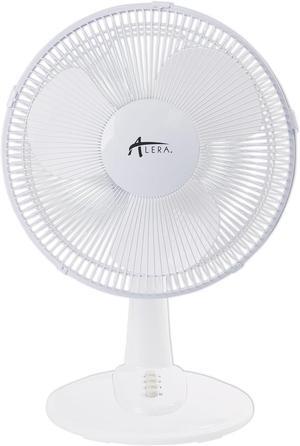 Alera 12" 3-Speed Oscillating Desk Fan Plastic White FAN122W