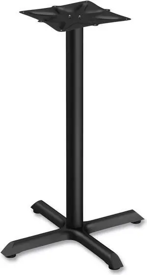 Alera ALETBH423B Hospitality Series Single-Column Bases, Steel - Black