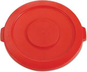 Rubbermaid Commercial Products 2631RED 32 Gallon Brute Container Lids - Red
