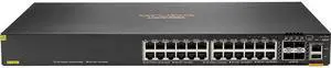Aruba 6300F 24-port 1GbE Class 4 PoE and 4-port SFP56 Switch JL666AABA