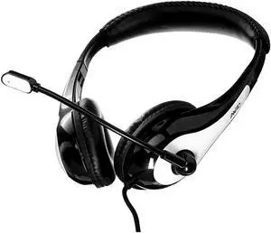 Avid Ae-36 Headset With Noise Cancelling Mic & 3.5Mm Plug White