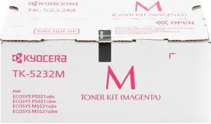 Magenta Toner Cartridge for Kyocera TK-5232M ECOSYS M5521cdw, ECOSYS P5021cdw, Genuine Kyocera Brand