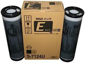 RISO S7124 Me9450 Hy Blk Ink X2 2-Hi Density Black Ink
