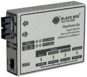 Black Box FlexPoint Gigabit Ethernet Media Converter