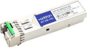 AddOn Cisco GLC-BX40-U-I Compatible TAA Compliant 1000Base-BX SFP Transceiver (SMF, 40km, LC, DOM,