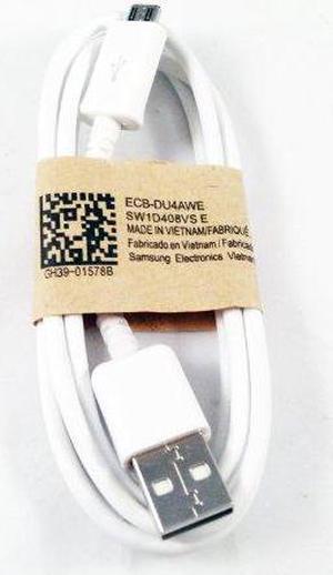 Samsung Original OEM 3 Foot White USB Data Cable