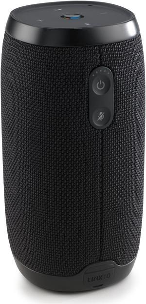 JBL Link 10 Smart Voice-Activated Portable Wireless Bluetooth Speaker with Google Assistant, IPX7 Waterproof, Black