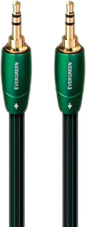 AudioQuest Evergreen 3.5mm Male to 3.5mm Male Cable - 1.97 ft. (.6m)