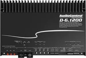 AudioControl D-6.1200 6-Channel Car Amplifier with Digital Signal Processing