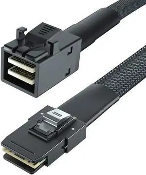 Internal Mini SAS HD SFF-8643 to Mini SAS SFF-8087 Cable,  Mini SAS 36Pin to SFF-8643 Cable,SFF-8087 to SFF-8643 Data Server Hard Disk raid Cable 0.5M/1.6FT