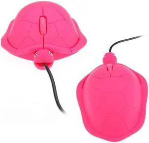 Cute Turtle USB 3D Wired Optical Mice Mouse 1000dpi For All PC Laptop Computer Gift Rose