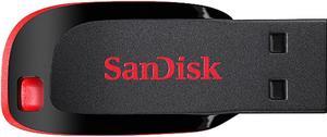 SanDisk Cruzer Blade Z50 USB 2.0 Flash Memory Pen Thumb Drive 16GB Black SDCZ50- Pack of 2