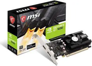 MSI GT 1030 2GD4 LP OC Computer Graphics Cards