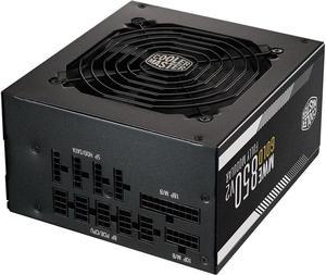 Cooler Master MWE Gold 850 V2 Fully Modular, 850W, 80+ Gold Efficiency, Quiet HDB Fan, 2 EPS Connectors, High Temperature Resilience, MPE-8501-AFAAG-US