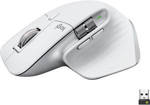 Logitech - MX Master 3S Wireless Laser Mouse with Ultrafast Scrolling - Pale Gray 910-006558