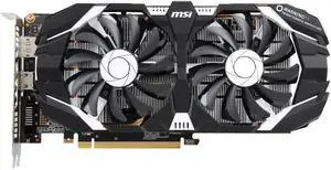 MSI GeForce GTX 1060 6GT OC GDDR5 6GB Dual Fan OC Video Graphics Card