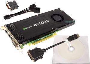 PNY NVIDIA Quadro K4000 3GB GPU Workstation Video Graphics card GDDR5 PCIe x16 VCQK4000-PB