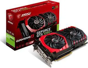 MSI GAMING GeFroce GTX 1080 Ti 11GB GDRR5X DirectX 12 352-bit VR Ready Graphics Card (GTX 1080 TI GAMING X 11G)