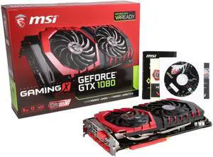 MSI Gaming GeForce GTX 1080 8GB GDDR5X SLI DirectX 12 VR Ready Graphics Card (GTX 1080 GAMING X 8G)