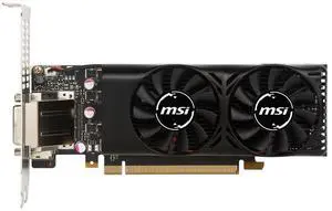 MSI GeForce GTX 1050 DirectX 12 GTX 1050 2GT LP 2GB 128-Bit GDDR5 PCI Express 3.0 x16 HDCP Ready Low Profile Video Cards