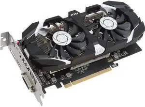 MSI GeForce GTX 1050 DirectX 12 GTX 1050 2GT OC 2GB 128-Bit GDDR5 PCI Express 3.0 x16 HDCP Ready ATX Video Card