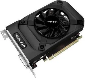 PNY GeForce GTX 1050 Ti DirectX 12 VCGGTX1050T4PB 4GB 128-Bit GDDR5 PCI Express 3.0 x16 HDCP Ready Video Card