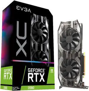 EVGA GeForce RTX 2080 XC GAMING, 8GB GDDR6, Dual HDB Fans & RGB LED Graphics Card 08G-P4-2182-KR