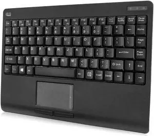 Adesso SlimTouch 4110 Wireless Mini Touchpad Keyboard WKB-4110UB
