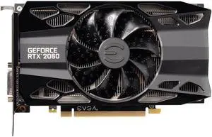 EVGA GeForce RTX 2060 XC Black Edition Gaming, 6GB GDDR6, HDB Fan Graphics Card 06G-P4-2061-KR