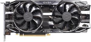 EVGA GeForce RTX 2080 Ti Black Edition Gaming, 11GB GDDR6, Dual HDB Fans & RGB LED Graphics Card 11G-P4-2281-KR