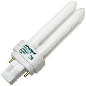 Sylvania 20480 - CF13DD/827/ECO/BL/1 Double Tube 2 Pin Base Compact Fluorescent Light Bulb