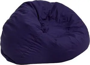 Small Solid Red Kids Bean Bag Chair