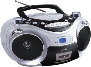 SUPERSONIC SC-739BT SLV Portable Bluetooth(R) Audio System (Silver) - SSC739BTSLV
