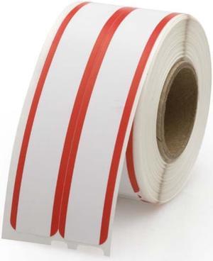 Dymo LabelWriter 30276 File Labels w/Red Stripe 2-up Labels 9/16" x 3-7/16", White, 260 Labels, Compatible