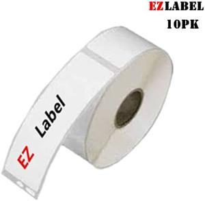 10 PK EZLabel Dymo 30252 Compatible - 1-1/8" x 3-1/2" Address Labels, 350 Labels/roll