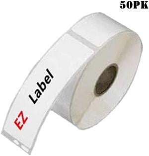 50 PK EZLabel Dymo 30252 Compatible - 1-1/8" x 3-1/2" Address Labels, 350 Labels/roll