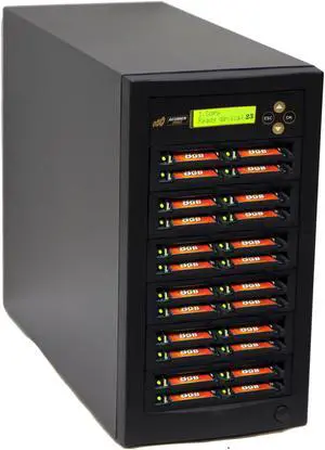 Acumen Disc 1 to 23 CF Card Duplicator - 2GB/Min - Multiple CompactFlash / MicroDrives Flash Drive Memory Standalone Copier & DoD Compliant Eraser/Sanitizer - Copy Speed up to 35MB/Sec (AD23-CF)