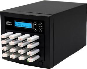 EZ Dupe 1 to 15 USB Drive Duplicator - Pantera Flash Media Storage Cloner & Eraser (DoD Compliant) 35MBps