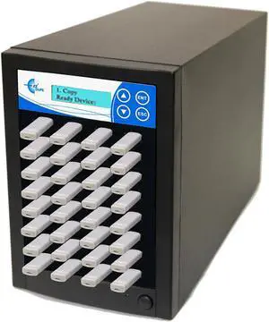 EZ DUPE 1 to 31 USB Pantera Duplicator - 2GB/Min - Multiple USB flash media thumb drive Standalone Copier & DoD Compliant Eraser/Sanitizer - at copy speed up to 35MB/Sec (U31-SSPX8)