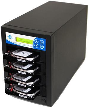 EZ DUPE 1 to 3 SSD HDD Hard Drive Duplicator - 9GB/Min - Standalone Copier and Sanitizer/Eraser for Multiple SATA 3.5 Disk & 2.5 Solid State Drives at copy speed up to 150MB/Sec (H03HSATB)