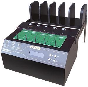 EZ DUPE 1 to 4 M.2 NVMe Cyclone Pro Duplicator - 18GB/Min - Standalone 3.5" & 2.5" SATA Hard Disk Copier & Eraser/Sanitizer for PCIe M2 SATA modules & SSD Solid State Drives 300MB/Sec (DM-HE3-5M04PP)