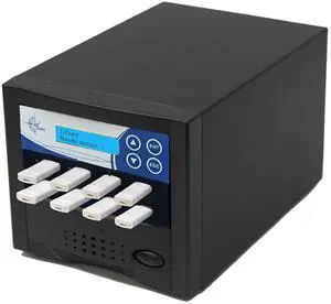 EZ DUPE 1 to 7 USB Pantera Duplicator - 2GB/Min - Multiple USB flash media thumb drive Standalone Copier & DoD Compliant Eraser/Sanitizer - at copy speed up to 35MB/Sec (U07-SSPX8)