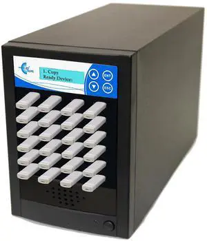 EZ DUPE 1 to 23 USB Pantera Duplicator - 2GB/Min - Multiple USB flash media thumb drive Standalone Copier & DoD Compliant Eraser/Sanitizer - at copy speed up to 35MB/Sec (U23-SSPX8)