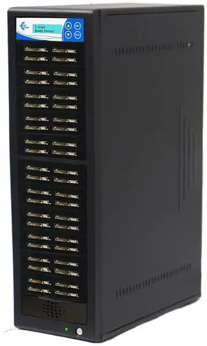EZ DUPE 1 to 39 CF Pantera Duplicator - 2GB/Min - Multiple CompactFlash & MicroDrives Compact Flash Drive Memory Card Standalone Copier & DoD Compliant Eraser/Sanitizer - up to 35MB/Sec (F39-SSP)